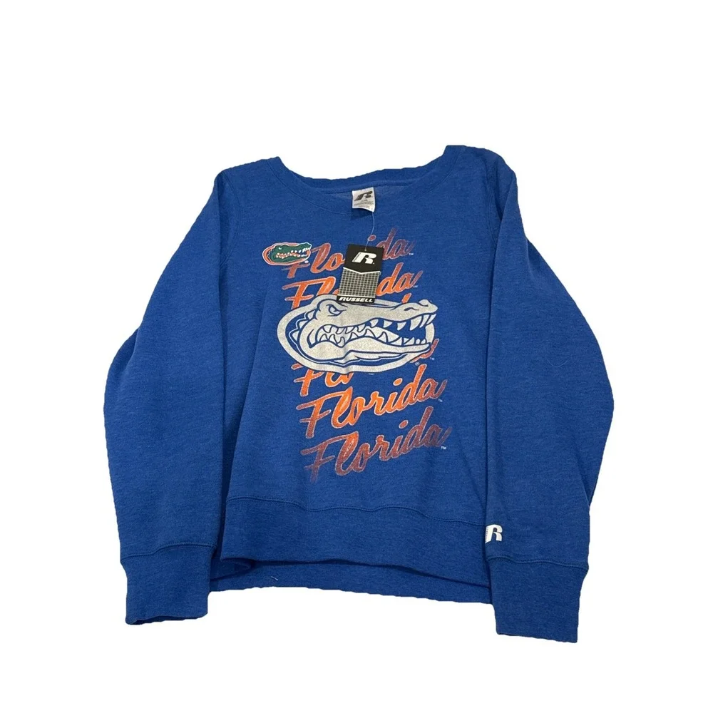 Russell Women's Blue Florida Gators Sweatshirt L‎ - Picture 3 of 14
